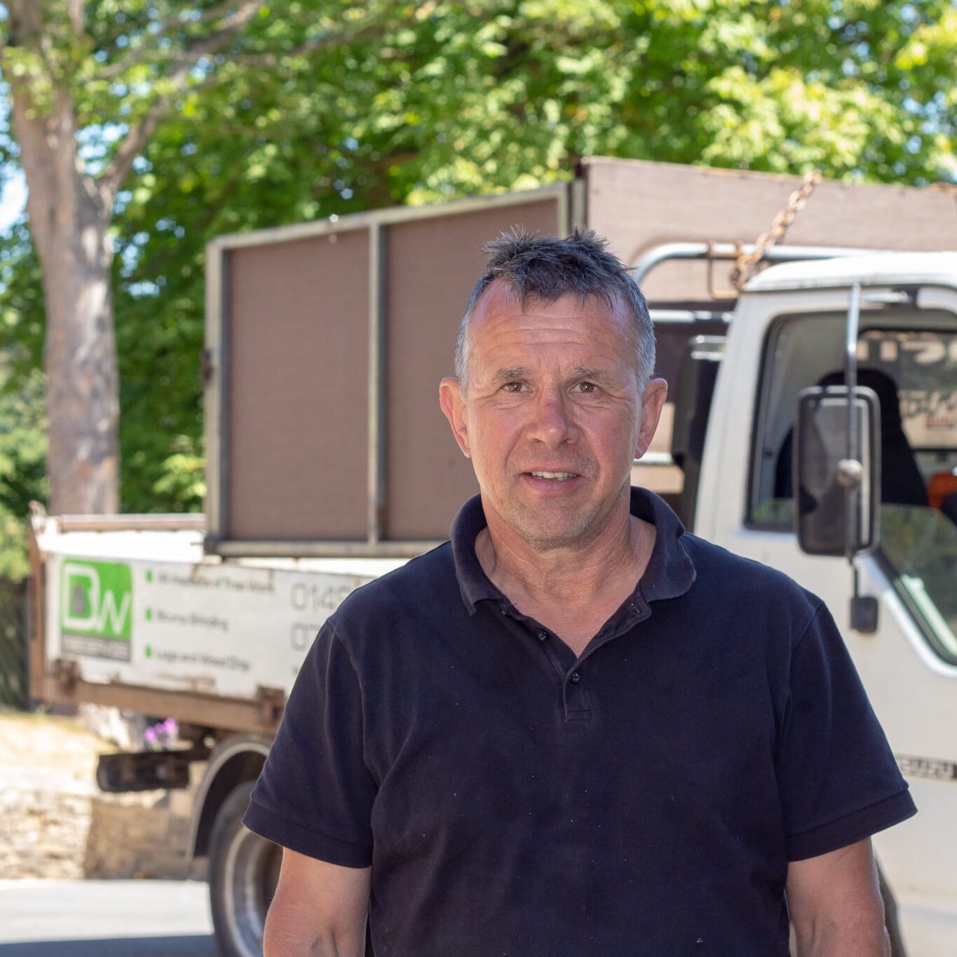 Photo of David owner and tree surgeon at D W Tree Services